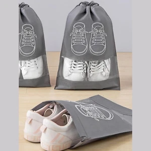 5pcs Shoes Travel Packing Bag Shoe Storage - NEW Washable Dust Cover Bags Boots - Picture 1 of 4