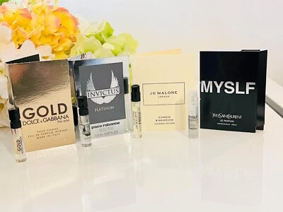 4 frascos de perfume para hombre Yves Saint Laurent Dolce & Gabbana Jo Malone Paco Rabanne Foto 1 de 2