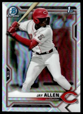 2021 Bowman Draft Chrome Jay Allen Cincinnati Reds #BDC-11 R59 - Image 1 of 2