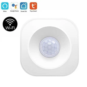 WiFi Smart PIR Motion Infrared Triggered Home Alarm Sensor Detector+TUYA APP - Picture 1 of 16