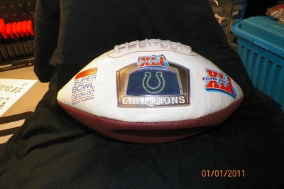 Indianapolis Colts Super Bowl XLI 41 Champions Full-Size Commemorative Football - Image 1 of 2