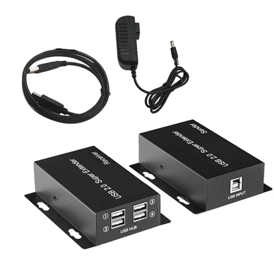 50m USB2.0 Network Cable Extention Extender Over Ethernet Rj45 Cat5e/6/7 Cable - Image 1 of 4