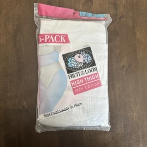 Paquete de 6 calzoncillos de algodón blancos Fruit of the Loom 1993 vintage raros - Imagen 1 de 7