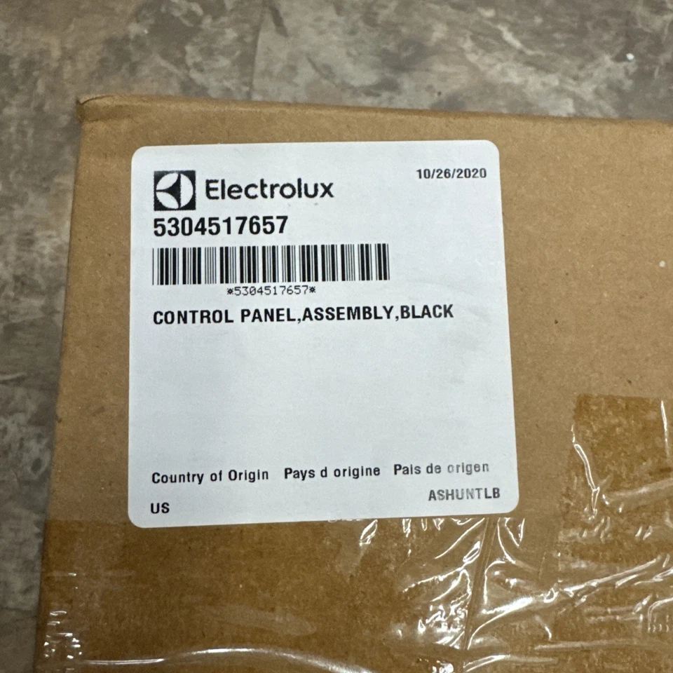 Conjunto Panel Control Frigidaire Negro 5304517657. Nuevo stock antiguo. Caja abierta Foto 1 de 1