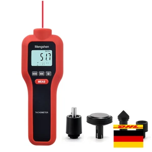 Berührungsloser Drehzahlmesser | 4-Wege Anschlussköpfe | Großes LCD-Display - Bild 1 von 8