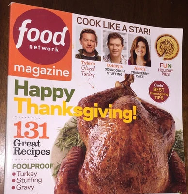 Food Network Magazine November 2013 Cook Like A Star Thanksgiving NEW Sealed - Image 1 of 4