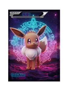 Pokemon Fan Art: CustomArt: Eevee  - SunInAries Custom - SIA034 - Picture 1 of 2