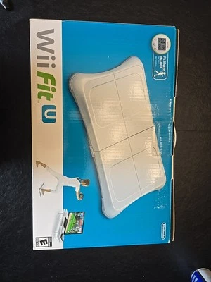 NINTENDO Wii Fit U "BALANCE BOARD + SET MEDIDOR DE AJUSTE" CAJA ABIERTA con Juego Foto 1 de 4