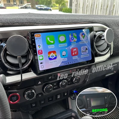 2+32GB For Toyota Tacoma 2016-2021 Carplay Car Stereo Radio GPS WIFI Android 13 Foto 1 de 4