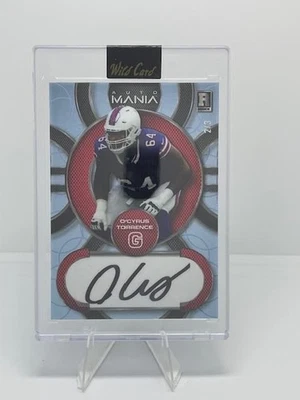 2023 Wild Card #AMC-A - O’Cyrus Torrence - Auto Mania Rookie - 2/3 - Bills - Image 1 of 2