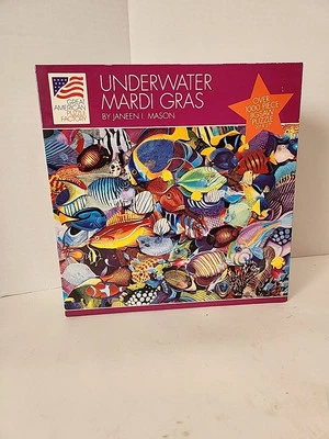 Great American Puzzle Factory Underwater Mardi Gras 1000 Piece Jigsaw Fish  - Image 1 of 4