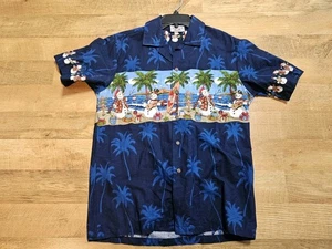 Vintage Pacific Legend Medium Frosty Snowman Weihnachten Hawaii Aloha Hemd - Bild 1 von 7