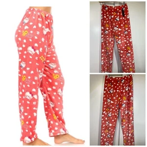 C-mode Juniors Fleece Comfy Soft Printed Pajama Lounge Sleepwear Pants Size L - Picture 1 of 7