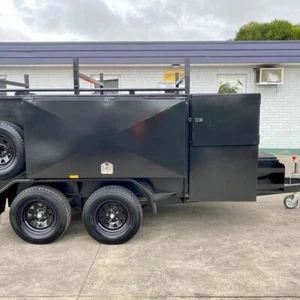 8x5 Tandem Lawn Mower Trailer - Picture 1 of 2