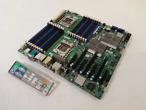 SuperMicro X8DAH+-F Dual Socket LGA1366 DDR3 Server Motherboard with I/O Shield - Picture 1 of 5