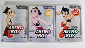 Astro Boy DVDs New & Sealed, The all-new, all action adventures Volume 2, 3 & 4 - Imagen 1 de 9