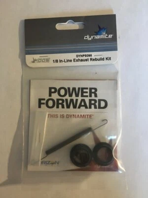  Dynamite 1/8 Inline Exhaust Rebuild Kit DYNP5098 New  - Image 1 of 4