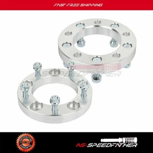 2x 1"  5x5.5 5 Lugs 1/2" studs wheel spacers fits Ford E-150 E-150 Dodge Ram - Picture 1 of 8