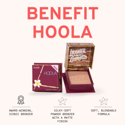 BENEFIT HOOLA Matte Bronzing Powder Bronzer (No Brush) ~ Full Size 0.28oz, NEW - Image 1 of 4