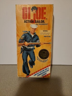 GI JOE ACTION Sailor WWII 50TH ANNIVERSARY Edition 12" Blond Hair NIB - Image 1 of 4