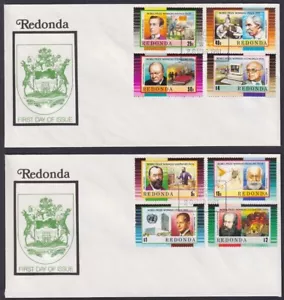 REDONDA #RED008 JUEGO DE 2 SELLOS FDC 8 - TODOS LOS GANADORES DEL PREMIO NOBEL - Imagen 1 de 1