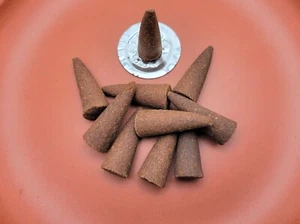 Incense Cones: Choose Your Scent, Pack of 10 with Burn Disc, Meditation Altar - Picture 1 of 10
