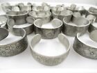 Kirk And Salisbury Pewter 22  Piece Collection Vintage Cuff Bracelet Lot
