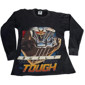 Vintage Harley Davidson Motor Long Sleeve Thermal Shirt 1990 SSI Tag Sz XL - Picture 1 of 7