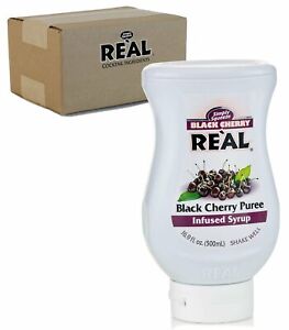 Real Black Cherry Puree Infused Syrup, 16.9 fl. oz