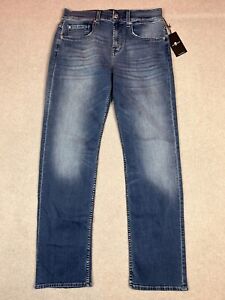 7 For All Mankind Jeans Mens 32x33 Blue Austyn Relaxed Comfort Luxe Stretch NEW
