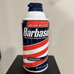 Vintage New Full Barbasol Jurassic Park Shaving Cream Beard Buster 11 oz Can - Picture 1 of 6