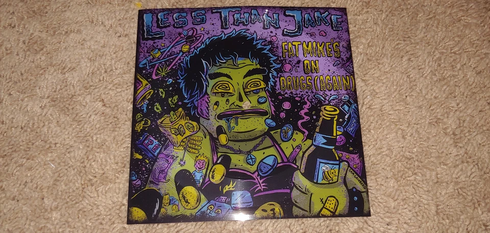 Less Than Jake-Fat Mikes On Drugs Again flexi 7” vinyl - Image 1 of 4