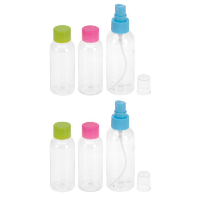 Toppdogz Reiseflaschen Set – 5x 100 Ml Flaschen Mit Weithals, Auslaufsicher, Inkl. Etiketten & Transparente Tasche