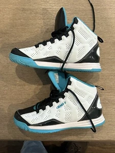 AND 1 Basketball High Top Boys Size 5 Blue & White Sneakers - Picture 1 of 5