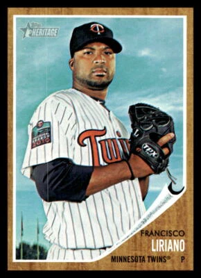 2011 Topps Heritage #230 Francisco Liriano   Minnesota Twins - Image 1 of 2