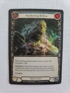 Flesh and Blood FaB - WTR Awakening Bellow Blue 1st Ed Alpha Foil NM - Picture 1 of 1