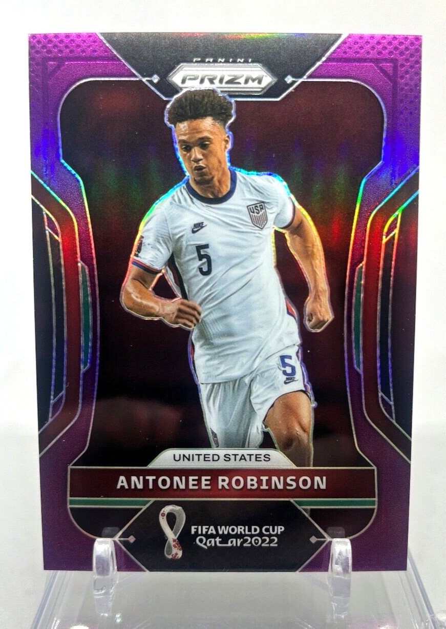 2022 Panini Prizm World Cup ANTONEE ROBINSON Purple Prizm /199 #199 USA