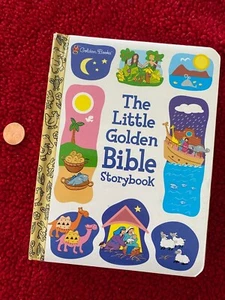 Little Golden BIBLE STORYBOOK Padded Board Book S Simeon 2005 CLEAN Random House - Picture 1 of 10