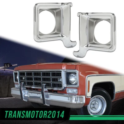 Fit For 1973-78 Chevrolet C10 Suburban Headlight Door Set Headlight Door Set New - Image 1 of 4