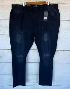 Steve's Jeans Mens Size 42X30 Regular Fit Bleached Distressed Jeans New Mis Tag - Picture 1 of 4