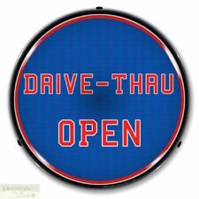 Drive-Thru Open Sign 14" Led Light Store Business Advertise Made Usa Warranty