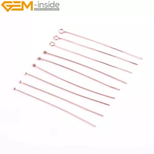 Eye Pins & Ball Pins 14K Yellow Gold Filled Beads For Jewelry Making 500 Pcs - Picture 1 of 57