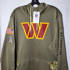 Washington Commanders Salute To Service Sweatshirt Hoodie Men's XL Green NWT - Picture 1 of 13