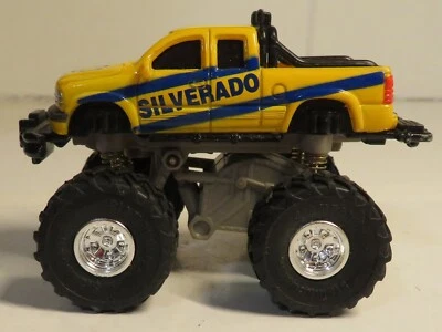 Funline 复古 Silverado 雪佛兰怪物卡车蓝色条纹雪佛兰冲压机 — 第 1/4 张图片