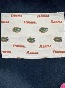 Vintage Florida Gators Single Pillow Case  28 X 19 200 Thread Count Excellent - Picture 1 of 4