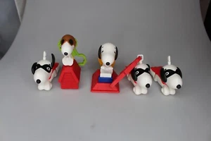 PEANUTS SNOOPY / MCDONALD'S HAPPY MEAL TOY LOT (5) - Picture 1 of 3