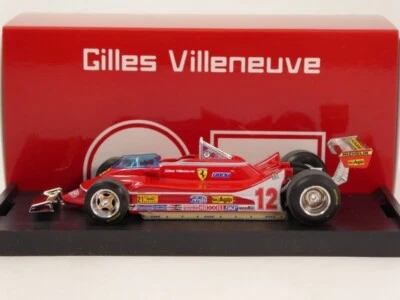 Brumm Ferrari 312 T4 #12 Gilles Villeneuve winner USA Ovest 1979 1/43 R578-UP24 - Immagine 1 di 2