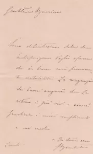 GIOVANNI SGAMBATI Pianist signierter Brief an einen Schüler - toller Gatsby Connect - Bild 1 von 2