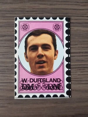 1972 VANDERHOUT VOETBALSTERREN RARE IMAGE FRANZ BECKENBAUER no panini FC Bayern - Image 1 of 4