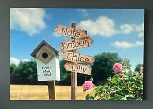 Custom Metal Photo 16" x 24" Stock Photo with YOUR FAMILY NAMES, FREE SHIPPING - Picture 1 of 4